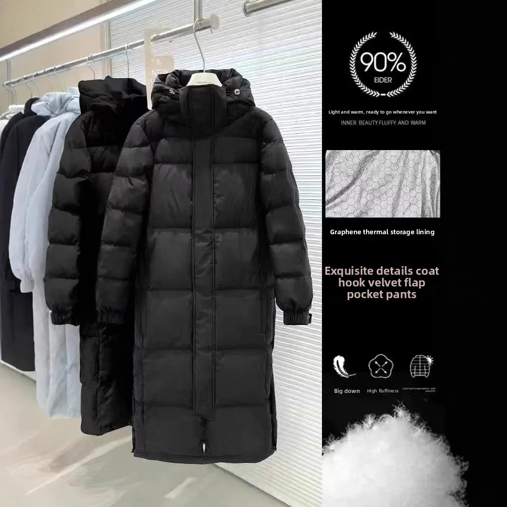 Women's winter down jacket coats Parkas Warm Woman clothes brand luxury Long Padding padded puffer jackets outerwears HXY289