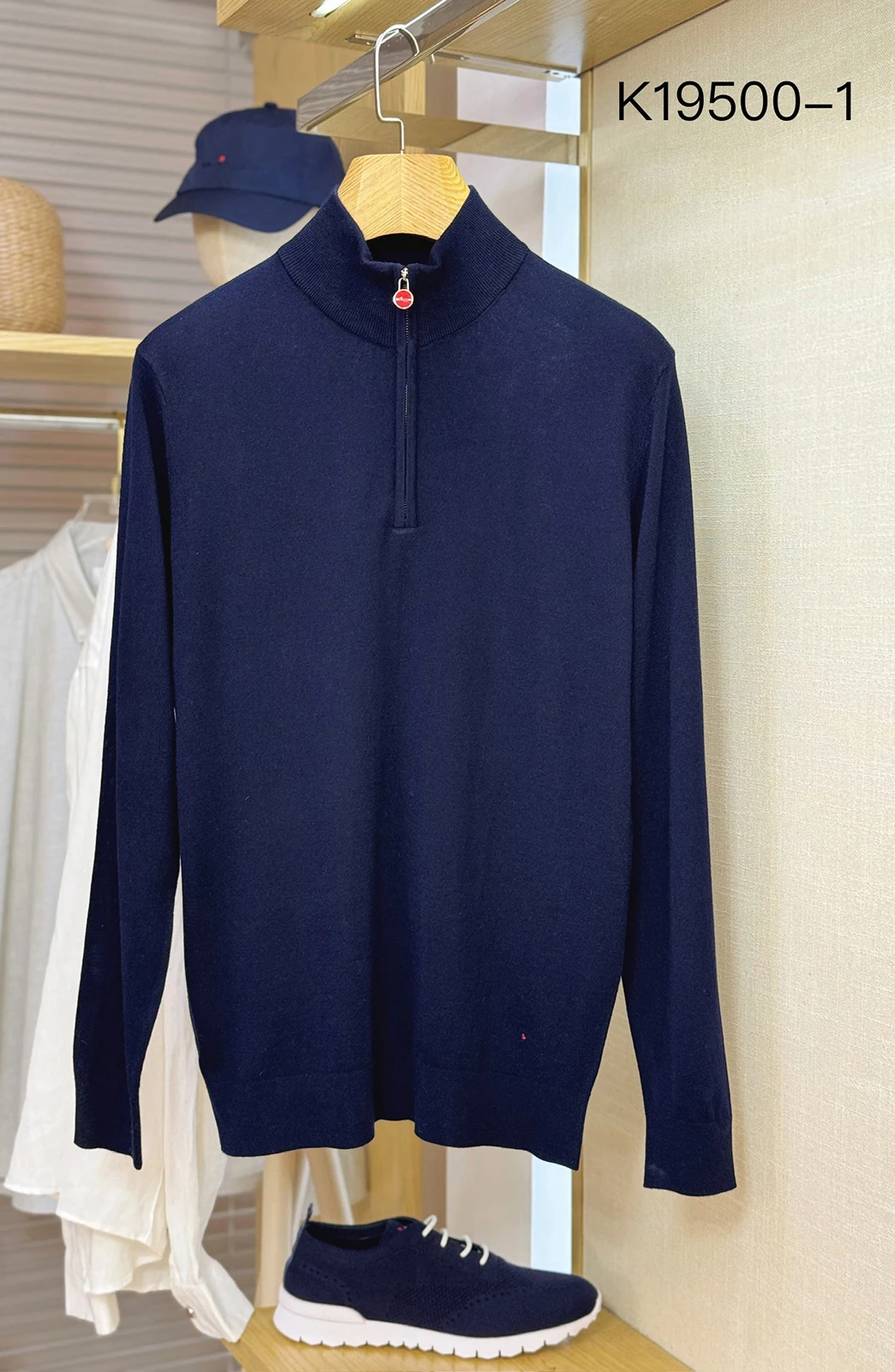 

BILLIONAIRE BLKA CPTG Sweater Cashmere men's 2025 new warm knitting zipper Business fashion high quality big size M-4XL