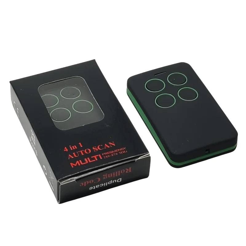 Universal Remote Control Electric Intelligent Garage Door Opener Learning 4 Buttons Multi Frequency 280mhz-868mhz