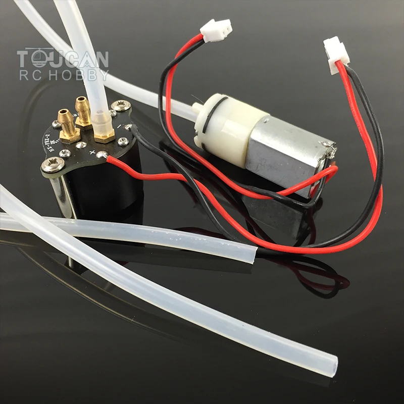 Peças da unidade da caixa de engrenagens de fumaça de metal RC para Heng Long 1/16 RC Tank 6.0/6.1/6.0S/6.1S Huina K970 Escavadeira Toucan Efeeito de fumaça sobressalente