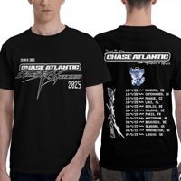 Chase atlantic  T Shirt Men Music Vintage Pure Cotton T-Shirts Summer Round Neck Hipster Tee Shirt Pattern Oversized Tops
