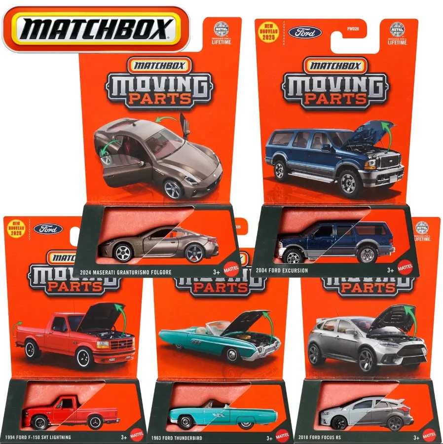 

Matchbox 2026 New Moving Parts Lexus Ford Maverick Polestar Volkswagen Metal 1:64 Diecast Car Model Collectible Vehicle Toy