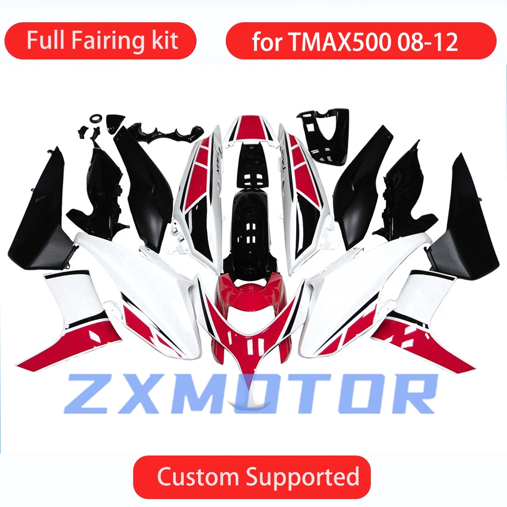 

Комплект обтекателей для TMAX 500 2008 2009 2010 2011 2012, послепродажный мотоцикл, обтекатели из АБС-пластика TMAX 500 08-12