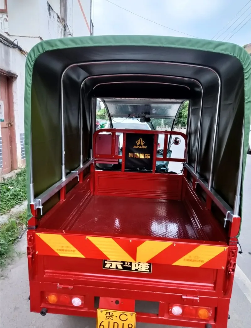 鋼管牽引三輪台車フレーム油電特殊アークチューブキャノピーロッド