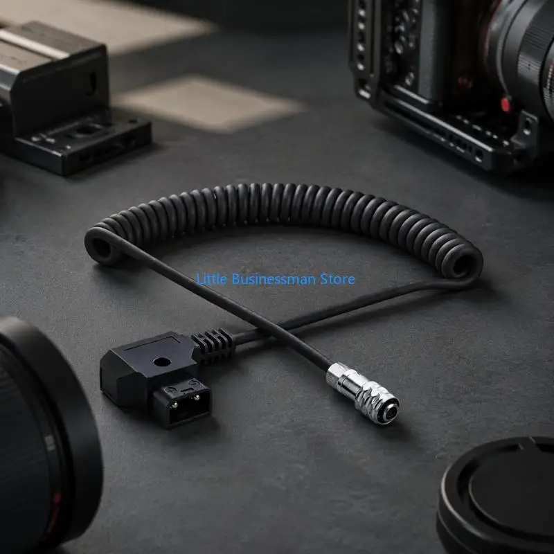 BMPCC 4K-Spiralkamera-Stromkabel mit D-TAP und Kameraverriegelung für den Live-Einsatz M76A – Detail 2