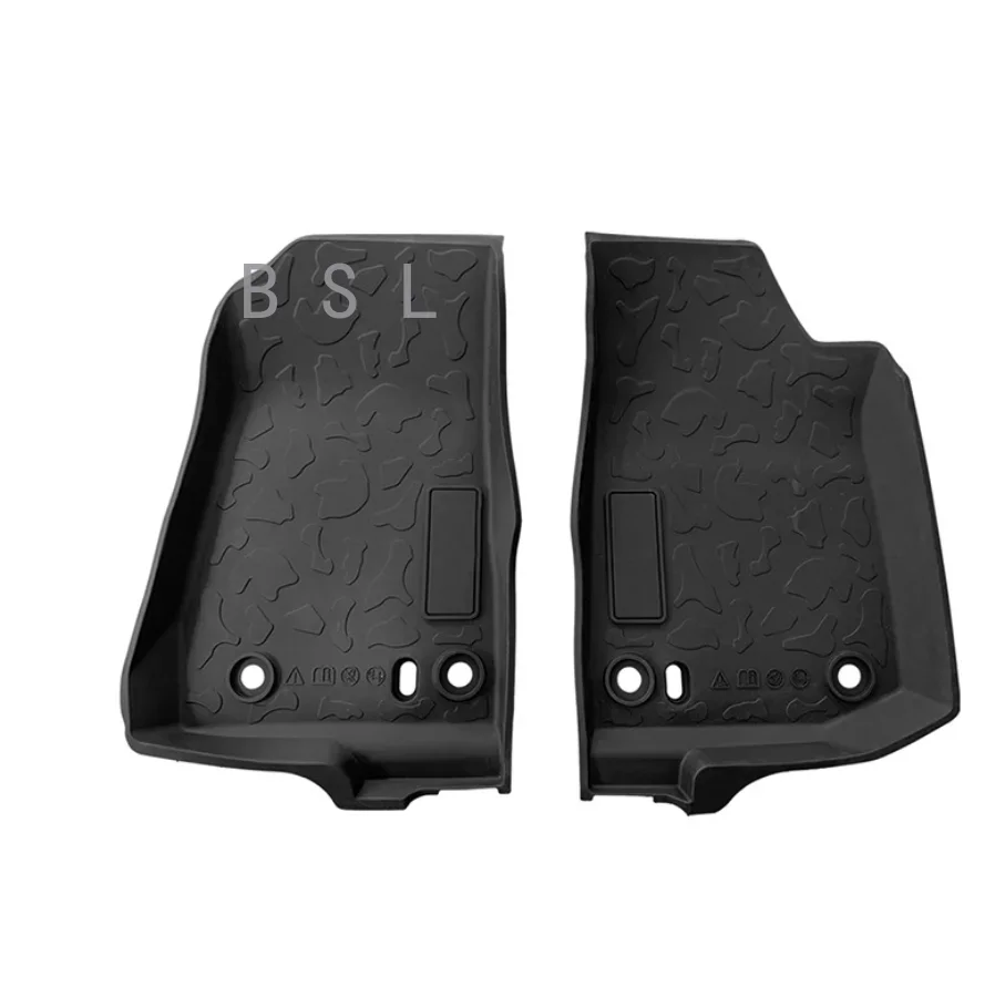 For Jeep Wrangler Sahara JL Original Rubber Floor Mats for Jeep Wrangler JL 2018-2022 Rear Floor Mat Pad Liner Carpets