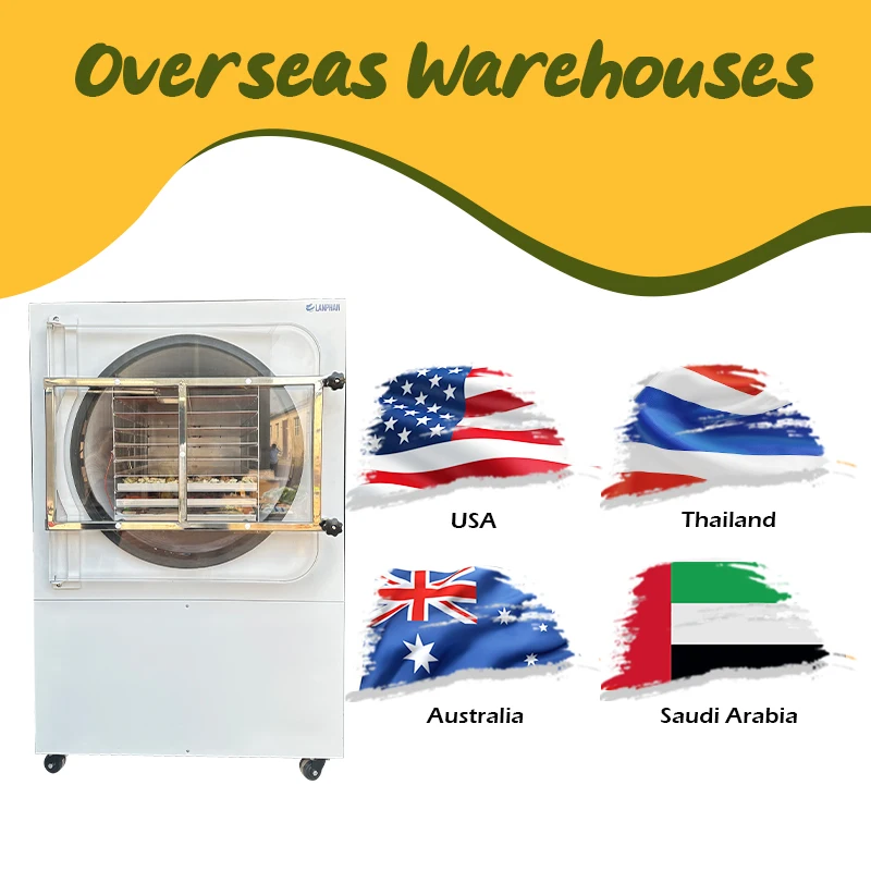 Commerciale Doppio Compressore HFD-50plus 60KG-70KG/Lotto Frutta Alimenti Liquidi Vuoto Liofilizzazione Lyophilizzatore Liofilizzatore Macchina