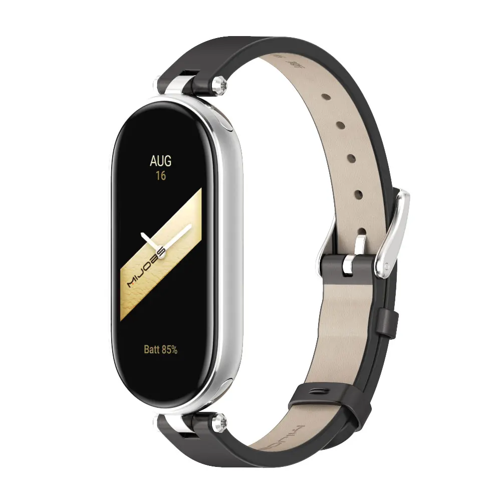 Armband für Mi Band 10 9 8 7 6 5 Armband für Xiao mi Smart Band 9 Strap für Mi Band 8 Leder Armband Für Mi Band 7 Correa