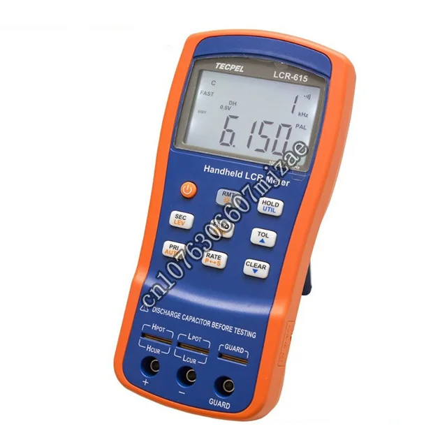 

TECPEL LCR-615 - 100KHZ- 40000 Count handheld RLC component tester