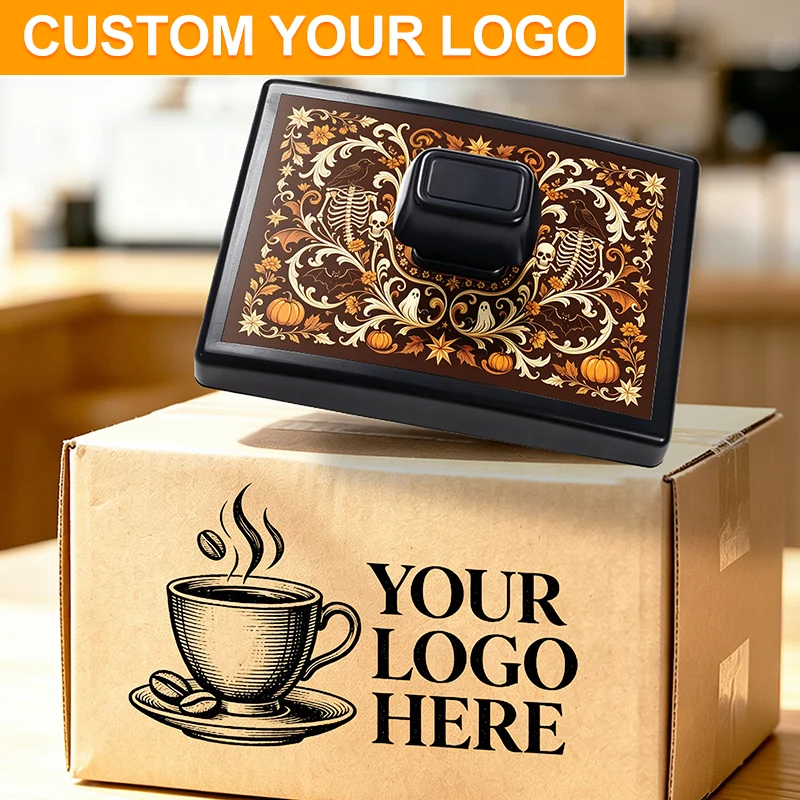 Custom-built Craft Self Inking Rubber Stamp logo Pattern for Scrapbook Album Insert and Paper Ephemera Marking