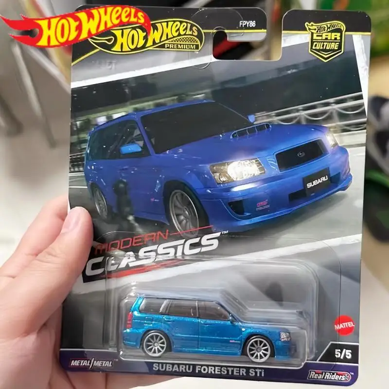 

Hot Wheels Премиум Автомобильная культура Современная классика Subaru Forester Sti Автомобиль с настоящими райдерами Шины 1:64 Модель автомобиля Игрушечный автомобиль Подарки для мальчиков
