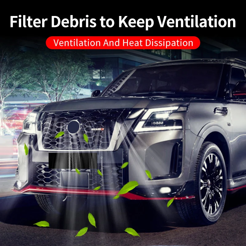 For Nissan Patrol Y62 Flying Net Water Tank Net Mosquito Net-Mesh Internal Protective Cover Grille Modification Accesso