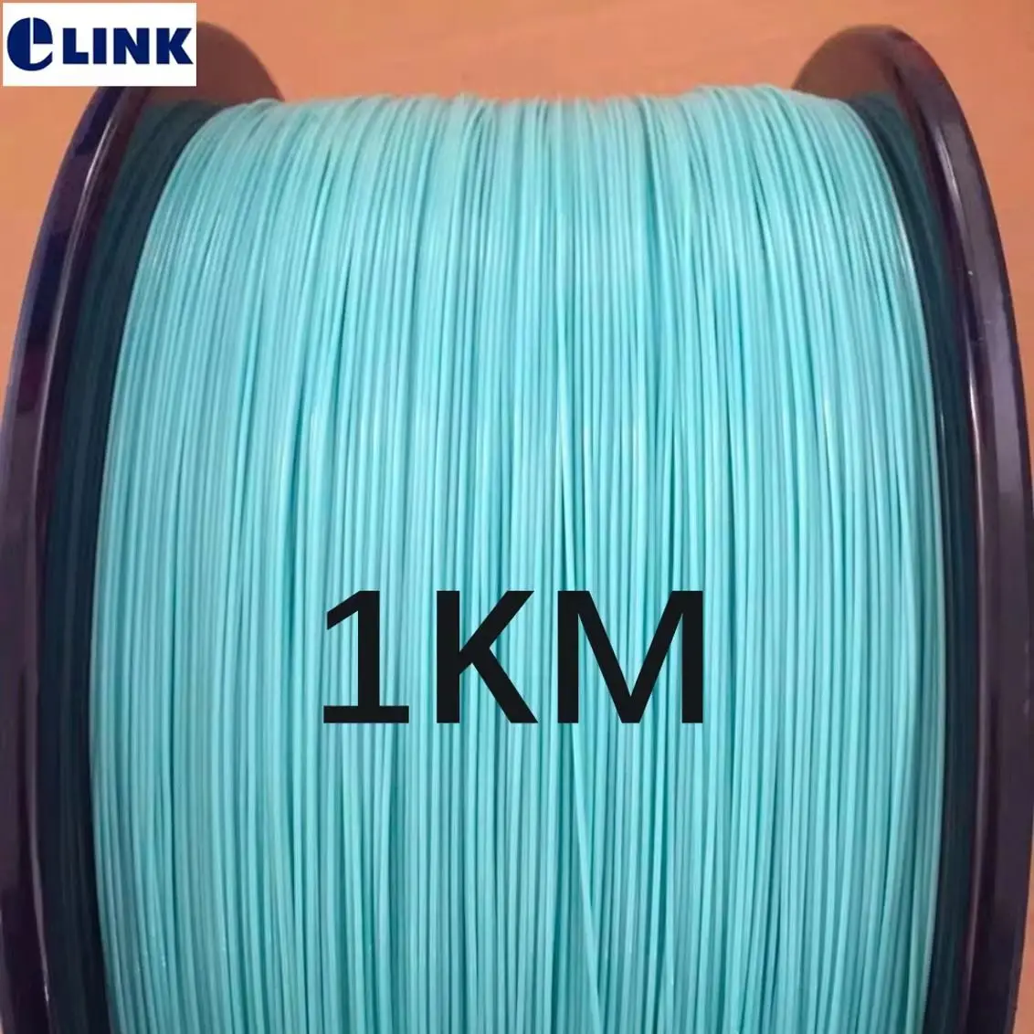 fiber optic cable Tighted 0.9mm OM3-150 Multimode aqua color for fiber pigtails ftth optical fibre wire 1km/roll ELINK 1000mtr