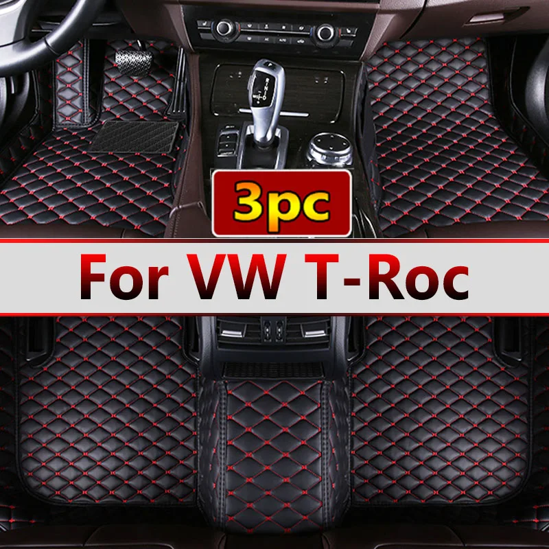 

Автомобильные коврики для VW T-Roc A11 AC7 2018 2019 2020, водонепроницаемые автомобильные коврики, автомобильные аксессуары