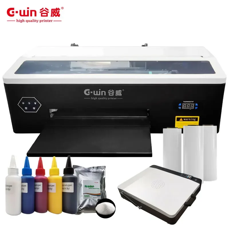 Hot Sale T Shirt Printing Machine L1800 Inkjet A3 Size DTF Printer Use A3 A3+ Pet Film And Oven Or Shaker Gw200 DTF Printer