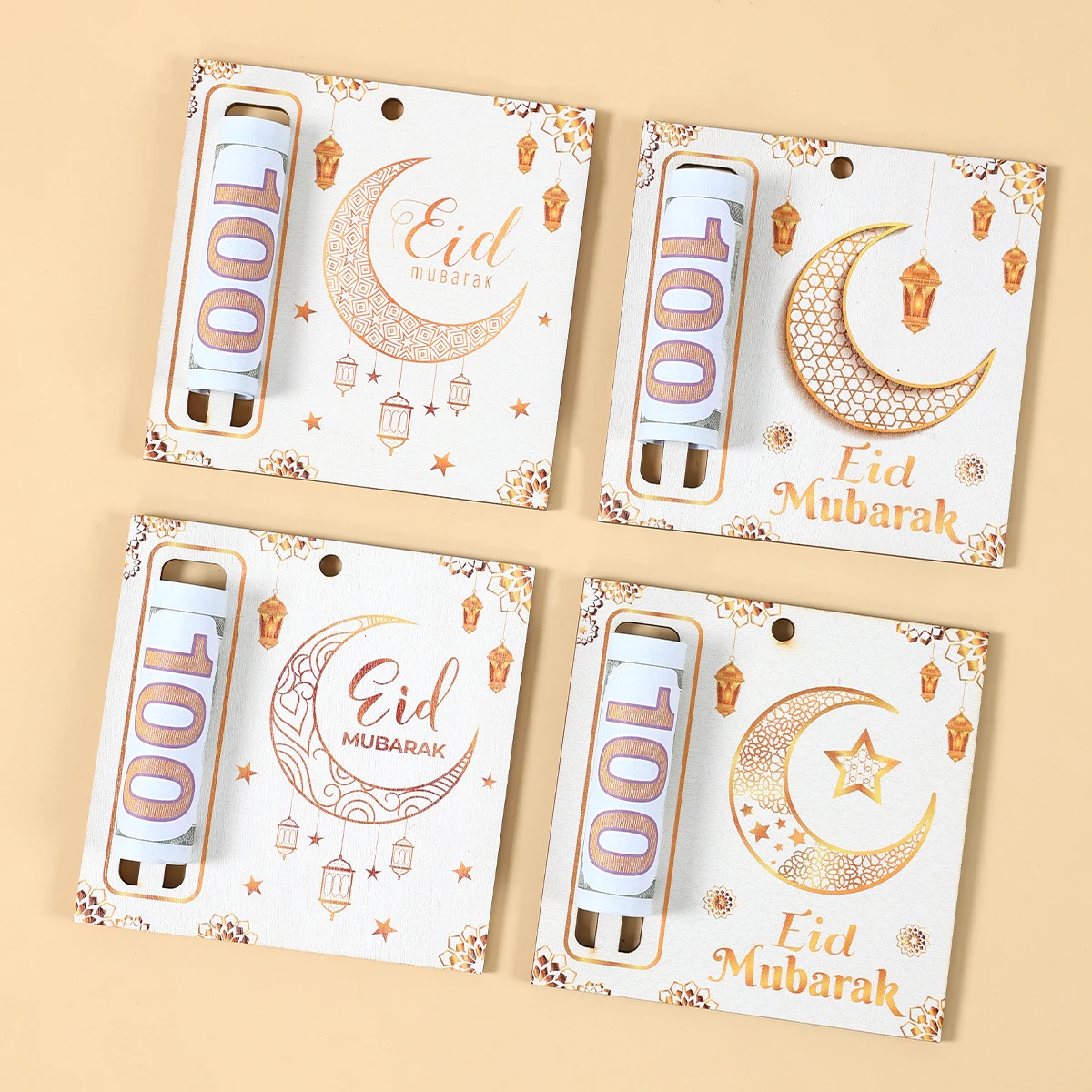 Eid Mubarak Money Holder Ornaments for Gifting Cash EID Mubarak Decor 2025 Ramadan Kareem Islamic Muslim Party Eid Al Adha Gifts