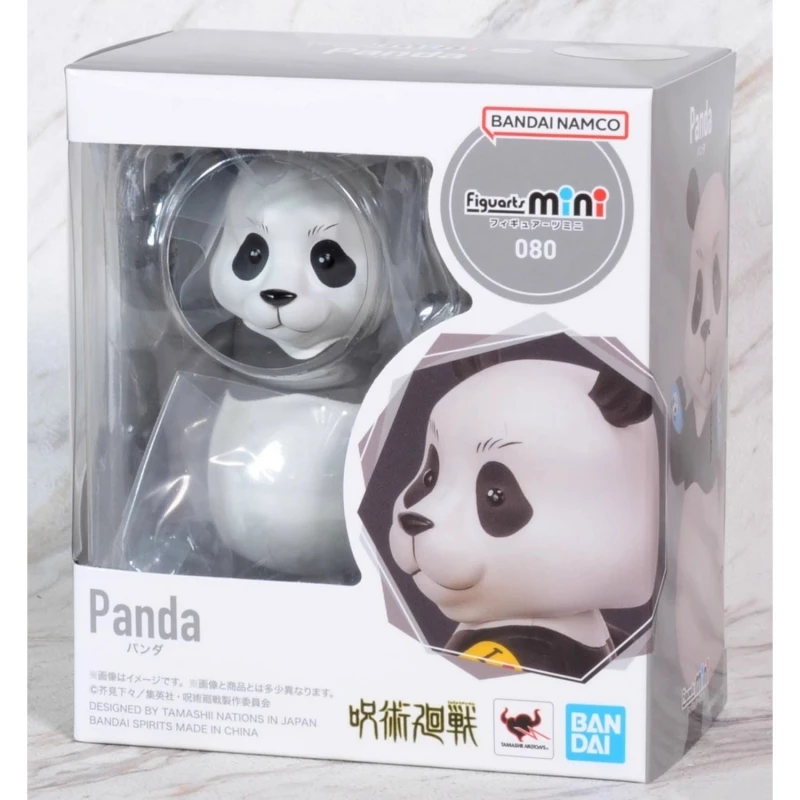 

Bandai Original 9Cm Panda Action Figuarts mini jujutsukaisen Anime Figure Toys For Kids Gift Collectible Model Ornaments