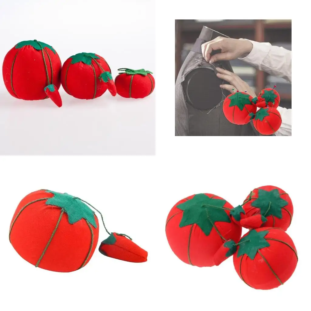

1Pc Tomato Shaped Needle Pin Cushion DIY Handcraft Tool for Cross Stitch Sewing Embroidery Pin Pillow Holder high quality