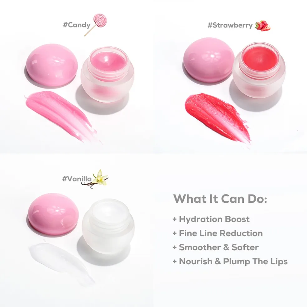 Private Label Vegan Lipstick Makeup Lip Mask Hydrating Moisturizing Anti Crack Natural Repair For Soft Lips Custom Logo