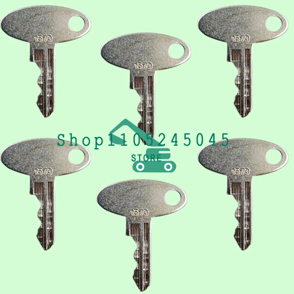 Hot Sale 20PCS Part Number 1570 Ignition Keys for Massey Ferguson, New Holland, Sakai, Shibaura, Terramite, Vermeer, Wacker