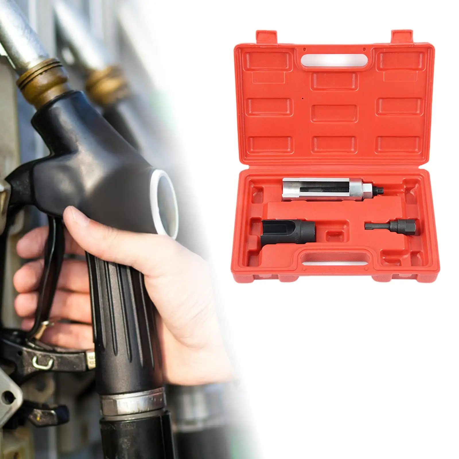 Injector Nozzle Puller Set Convenient Portable Auto Repair Tool Hand Tool for