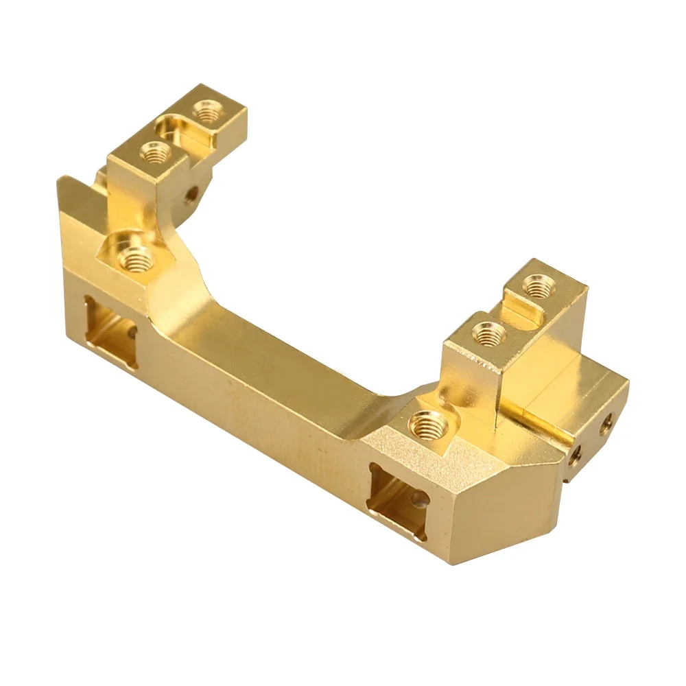 Brass Heavy Duty Counter Weight Set TRX4 Front Bumper Mount Servo Brass Mount for 1/10 RC Crawler TRX-4 TRX6 Upgrade Part