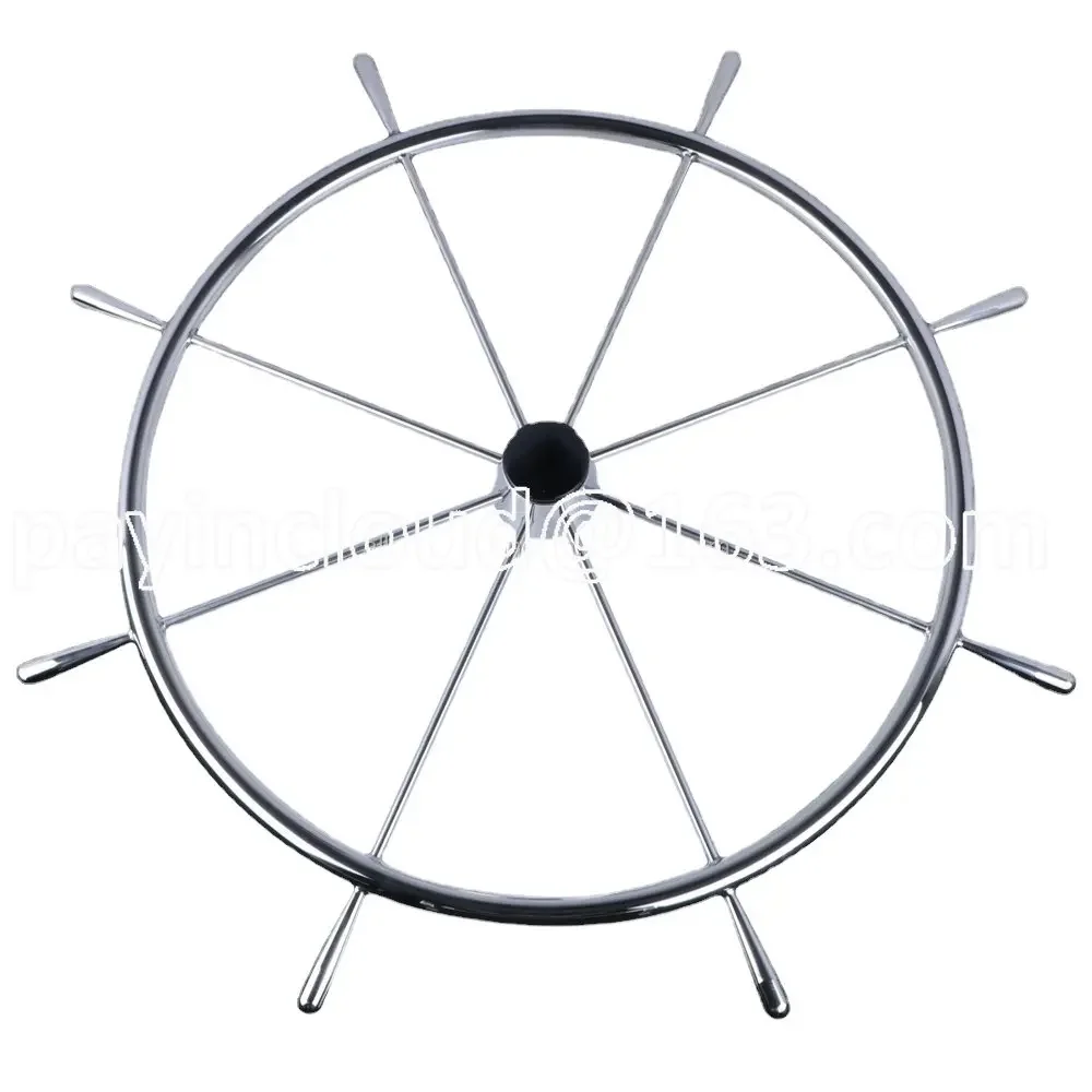 

Boat Marine Accessories Stainless Steel 8 Spokes Steering Wheel Sailing Type