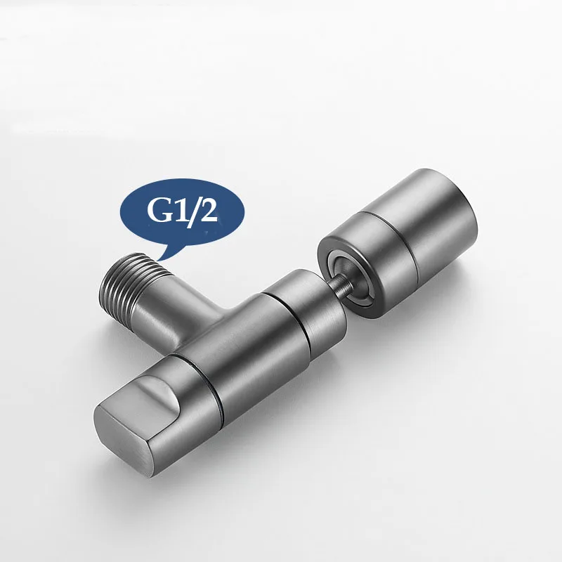 Mop Pool Faucet In-wall Single Cold Water Stainless Steel  Bathroom Cleaning Room Basin Faucet Two Water Outlet Modes