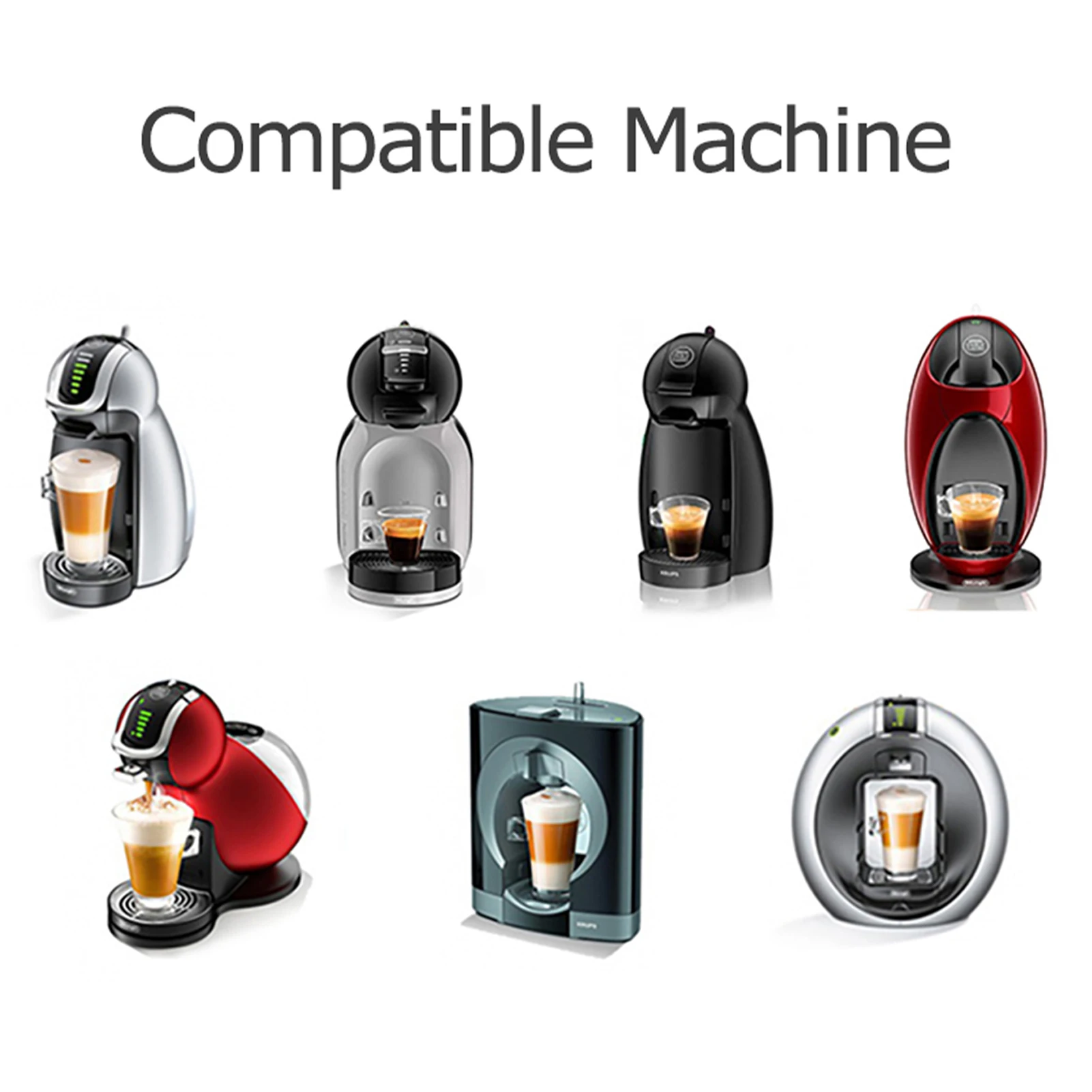 Coffee Capsules Converter Capsule Adapter Coffee Capsule Adapter Compatible With Nespresso Dolce Gusto Coffee Machines Black