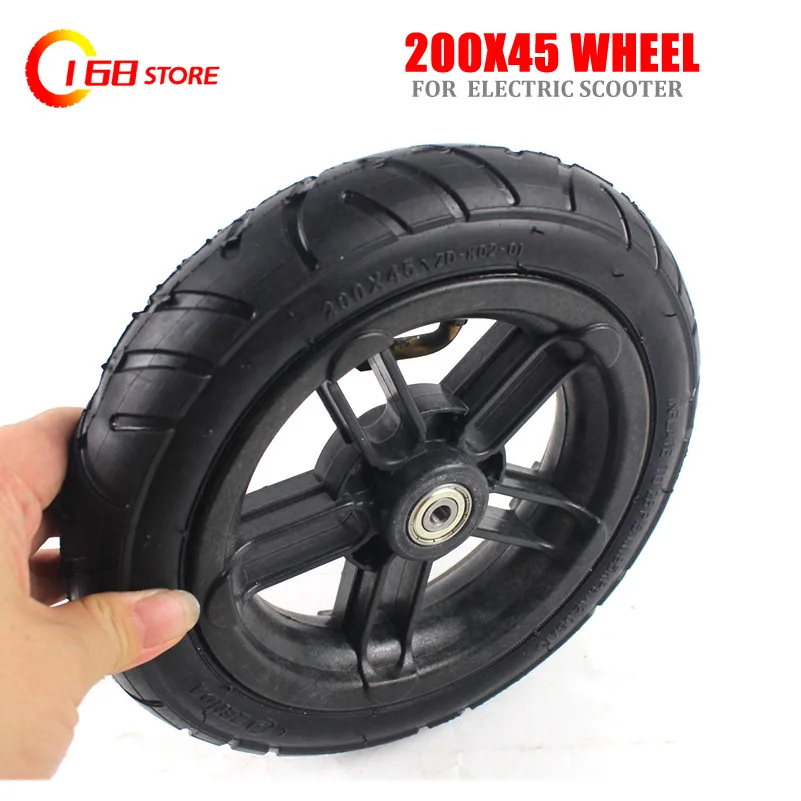 Size 200x45 and Inner Tire Inflated Wheel Hub for E-twow S2 Scooter M8 M10 Pneumatic 8\