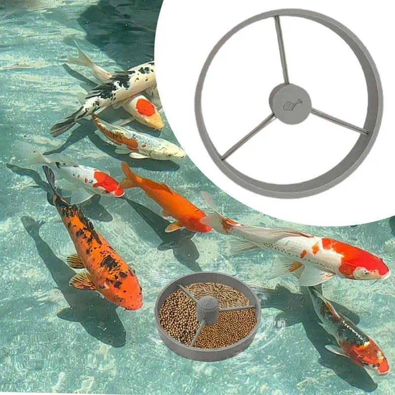 Feeding Ring Floating Food Feeder Round Shape Tank Accessories Breeding Tools For Guppy Betta Turtle Freshwater Saltwater view 2