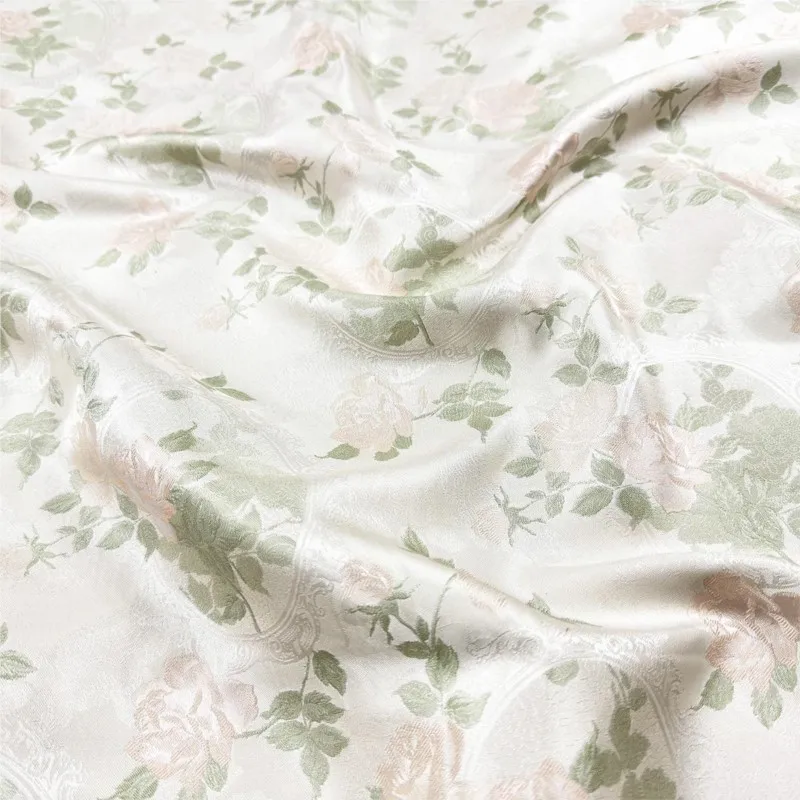 Wide-width high-precision jacquard fabric for clothing dress windbreaker brocade