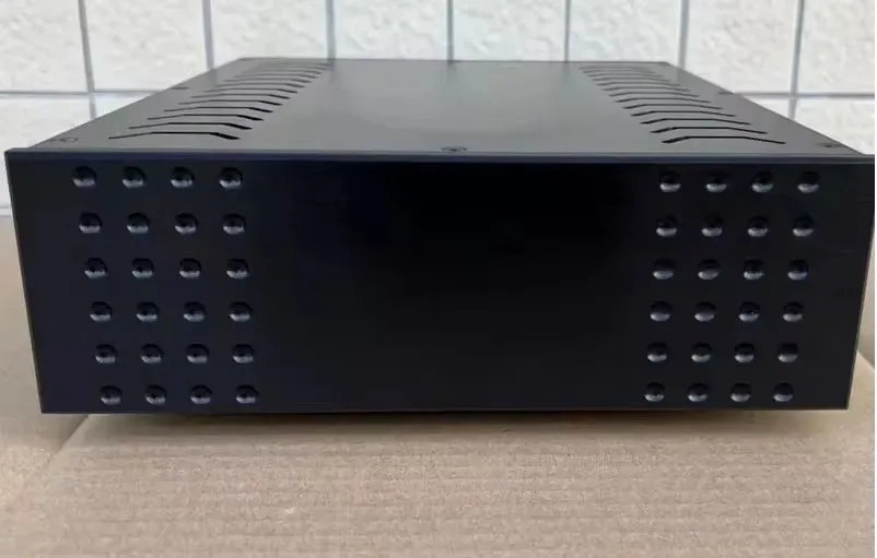 New Black Full Aluminum Power Amplifier Chassis AMP DIY Box 250*90*311MM