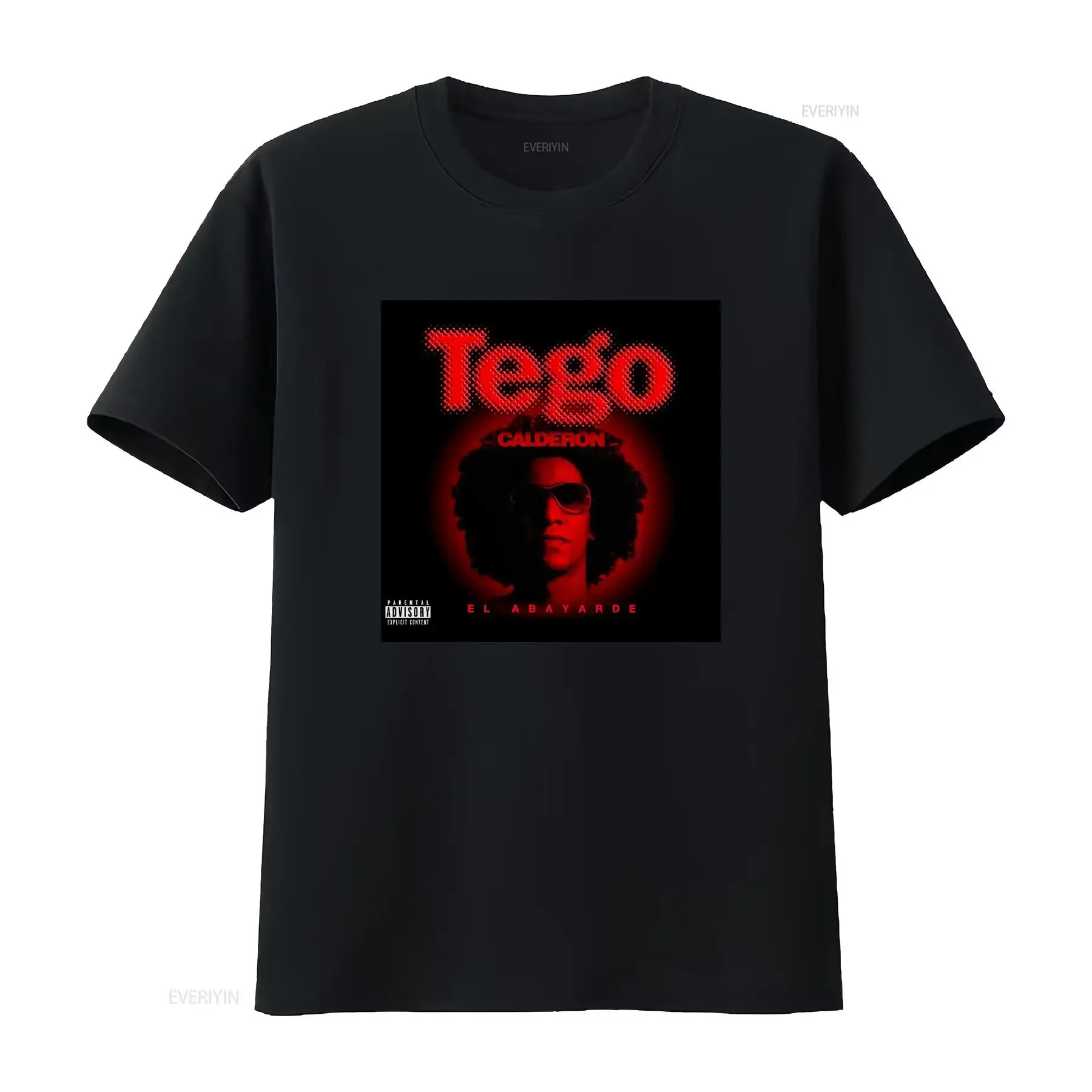 Tego Calderon El Abayarde Album T shirt size S 5XL vintage Washed Top For Everyday Wear Soft Unisex Comfortable streetwear