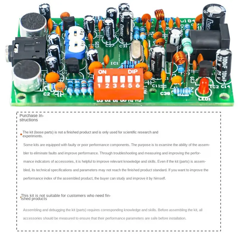 AS95-BH1417F FM Stereo Transmitter Board Soldering Kit FM DIY Electronics Construction Kit TJ-56-113
