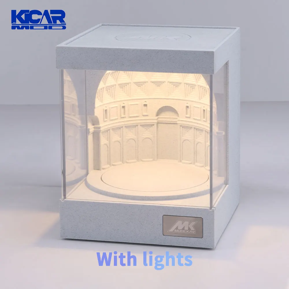 Kicarmod 1/64 Magnetic Tape Lamp with Rotatable Feature for Advanced Car Model 3D Printing Model for 1:64 Architectural Scenes