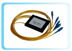 1x2 1x4 1x8 1x16 1x32 1x64 SC/APC Mini PLC Splitter Optical Fiber FTTH steel type Spliter Low Insertion Loss