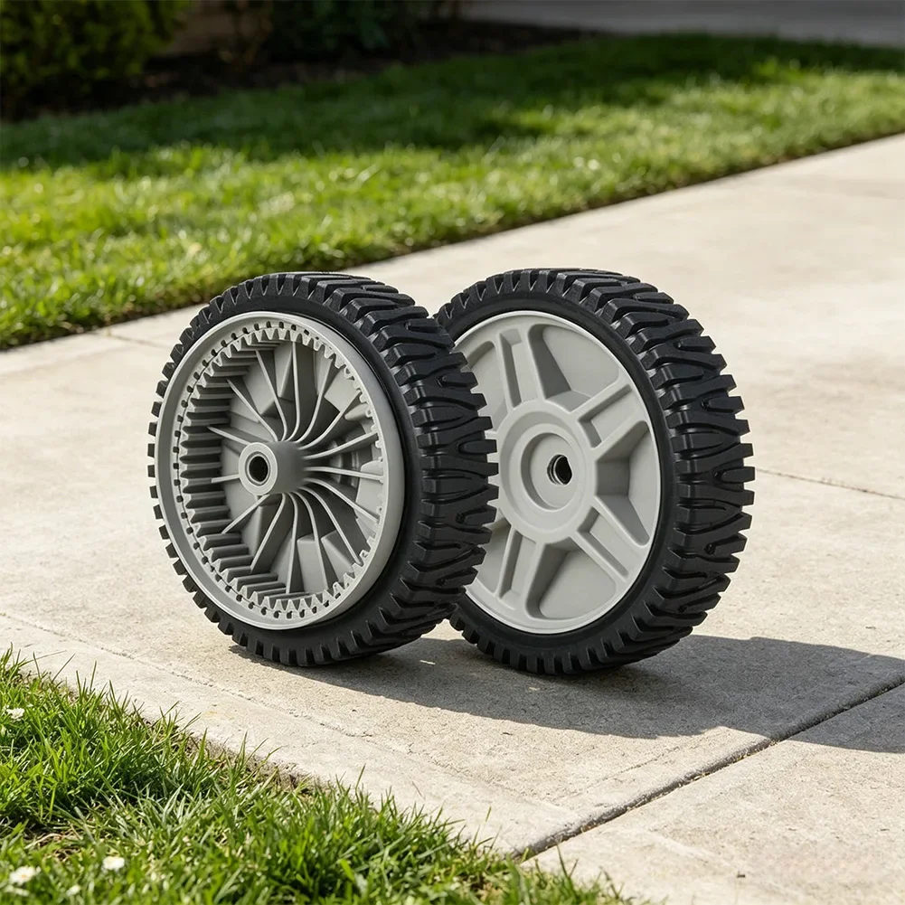 1/2pcs 8inch Mower Wheels Deck Roller Plastic Wheels Suitable For Craftsman 5 Lawn Equipment Garden Power Tool Accessories