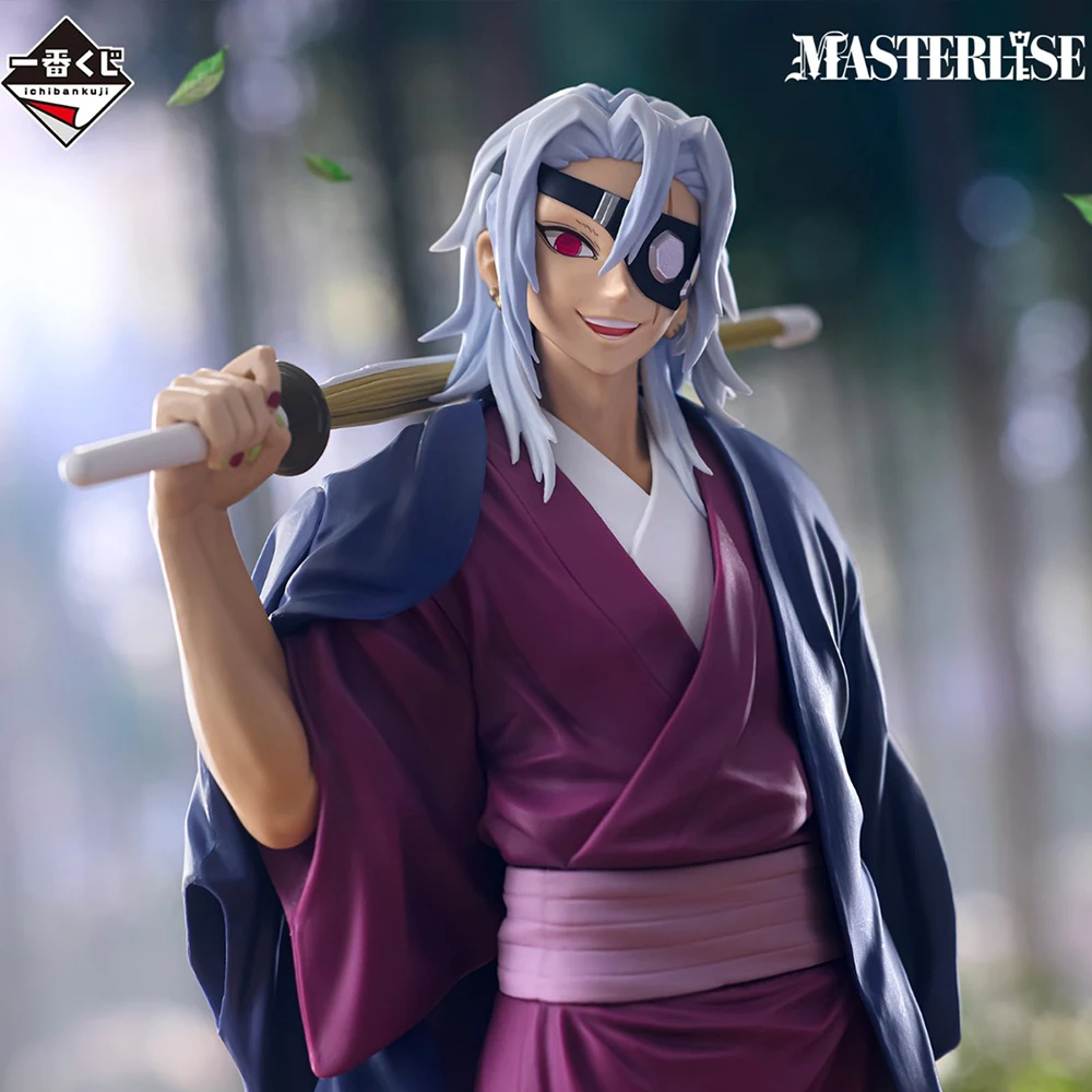 Oryginalna figurka anime Bandai Spirits Ichiban Kuji Kimetsu No Yaiba - Uzui Tengen, figurka akcji, model dekoracyjny, dostępna od ręki.