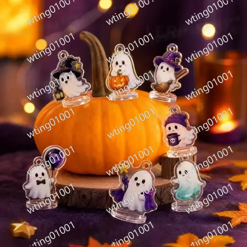 for Halloween Ghost Advent Calendar Spooky Ornament Blind Box Countdown Surprise Gift Decor