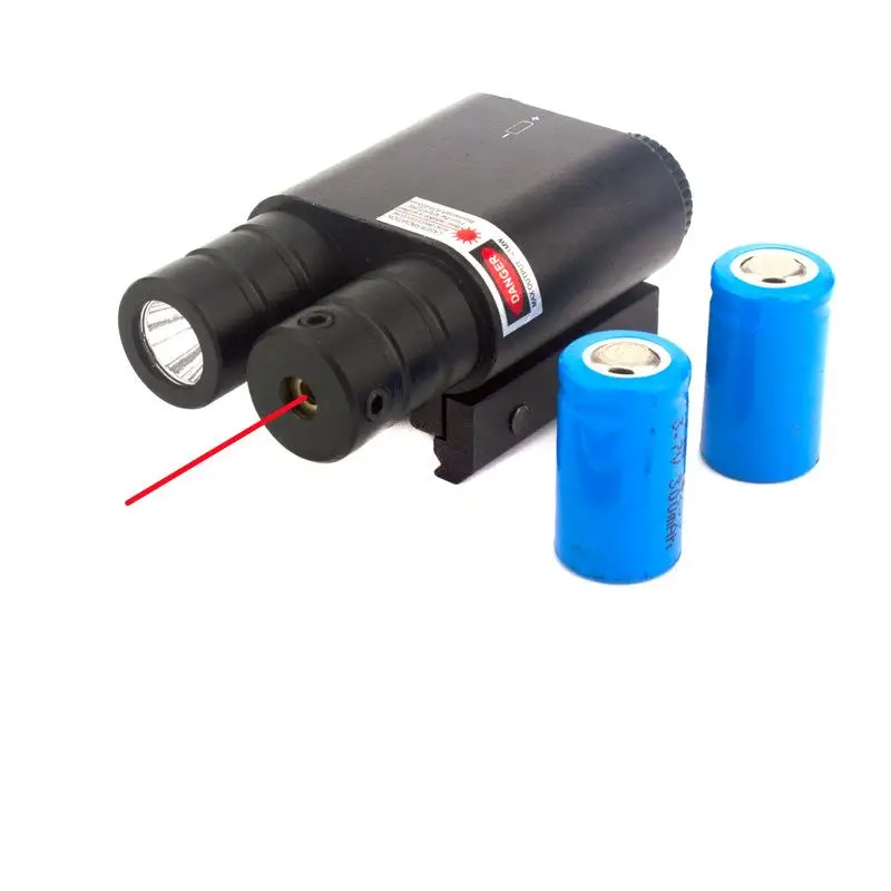 New Lase-r Light fit for 20mm Picatinny Rail Rifle Lase-r Flashlight Battery Included Rifle Lase-r Light Combo