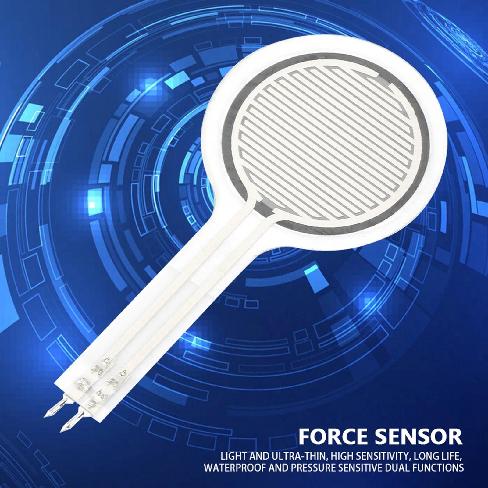 MD30-60 Thin Film Pressure Sensor Force Sensor 0~30KG Diameter 30mm