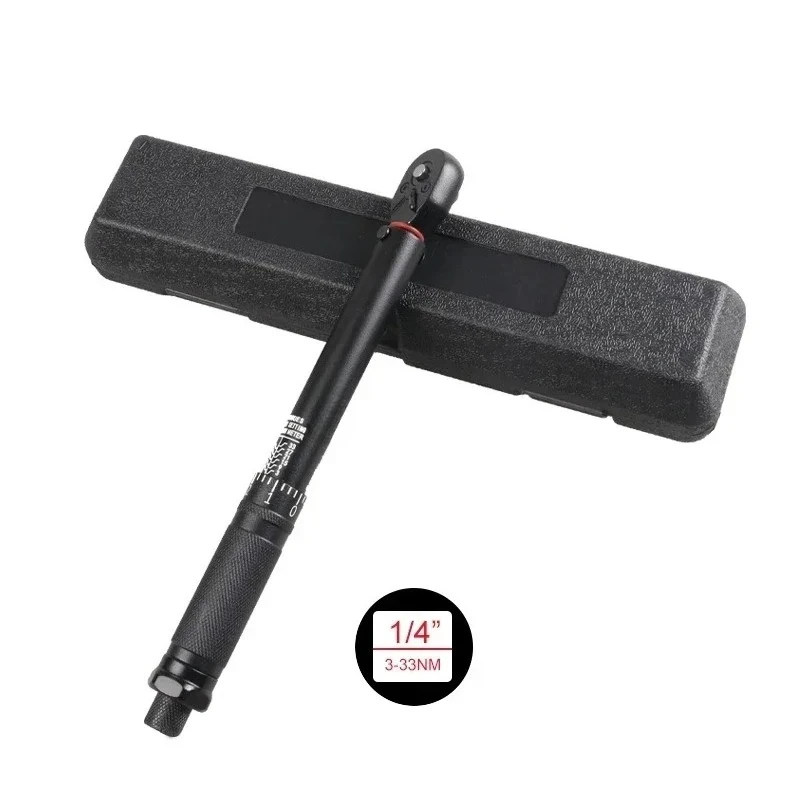 72T Drehmomentschlüssel 1/2'' 3/8'' 1/4'' Vierkantantrieb Voreingestellter Fahrrad-Drehmomentschlüssel Zweiwege-Ratsche Auto Fahrrad Kfz-Handwerkzeuge – Detail 4