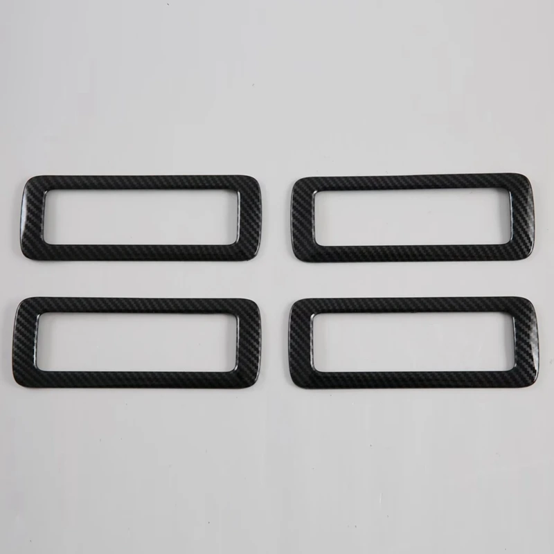 For Toyota Fortuner 2024 ABS Carbon Fiber Car Rear Roof Air Outlet Vent Cover Trim Decoration Accessories