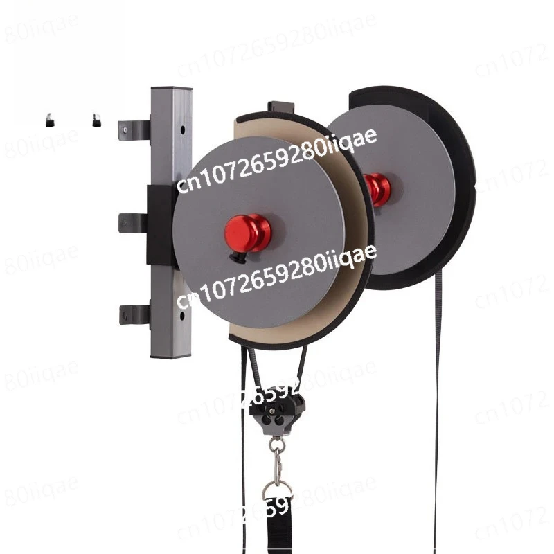 Resistance Centrifuge Pully Trainer Height Adjustable Eccentric Flywheel Training Equipment Wall-mounted Variable