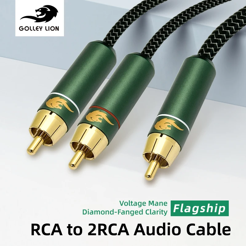 1 Rca Male To 2 Rca… - image