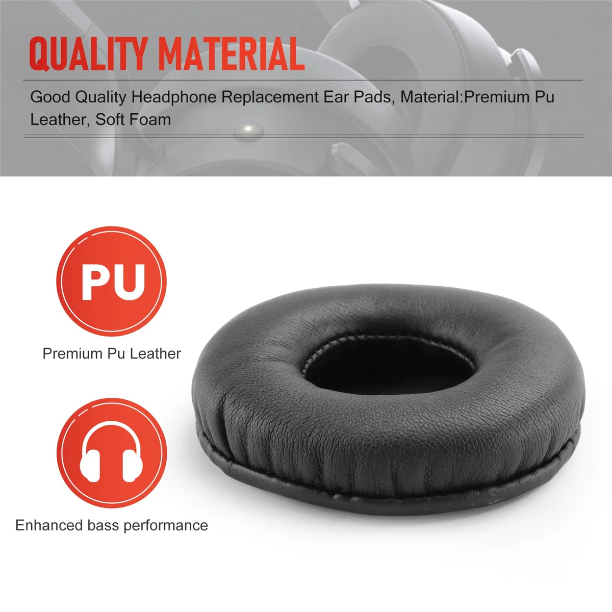 

ABAN 65mm Headphones Replacement Earpads Ear Pads Cushion for Most Headphone Models: by and More Headphones