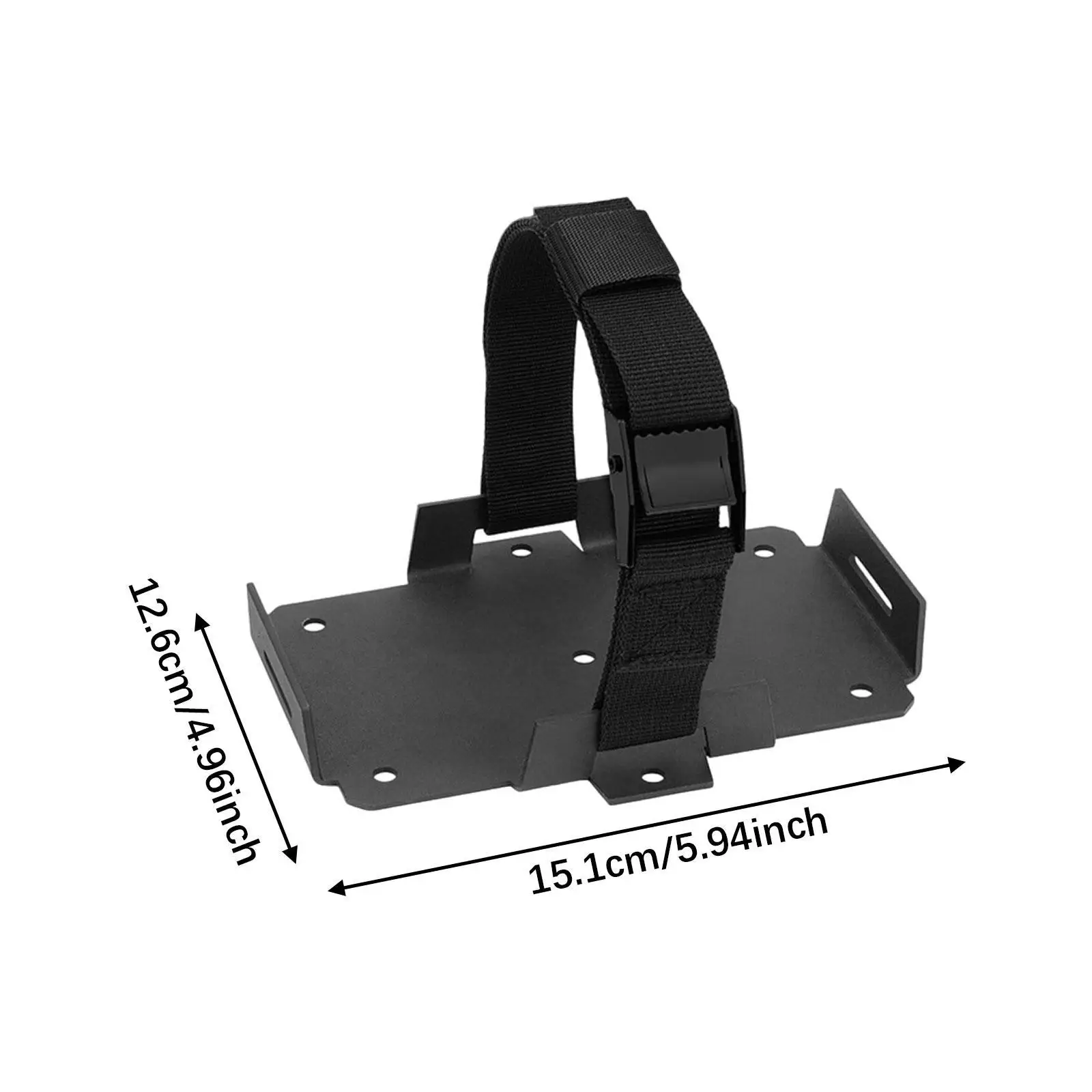 

Battery Tray Direct Replaces Durability Easy Installation for 12V 6-15AH and 6V 7-12AH Batteries with Adjustable Hold Down Strap