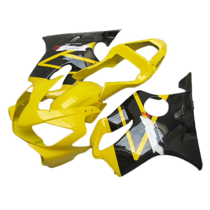 01-03 Fairings For Honda CBR600 F4i cbr 600 f4i 2001 2002 2003 New ABS Bodywork Yellow Black fairing kit k1 k2 k3 CH62