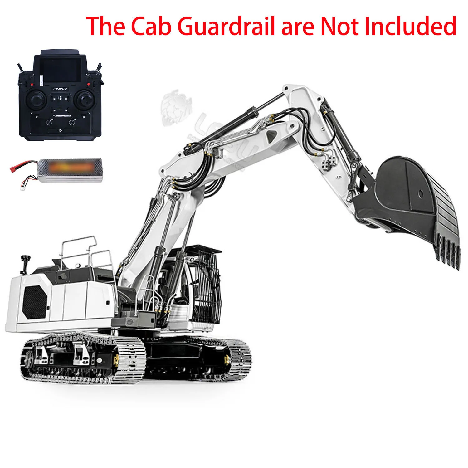 LESU 945 RC 1/14 Scale Hydraulic Excavator 3 Arms Digger Metal Remote Control Construction Vehicles Truck Model RC Toy Gifts